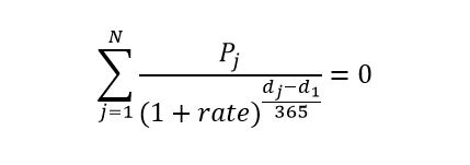 xirr formula