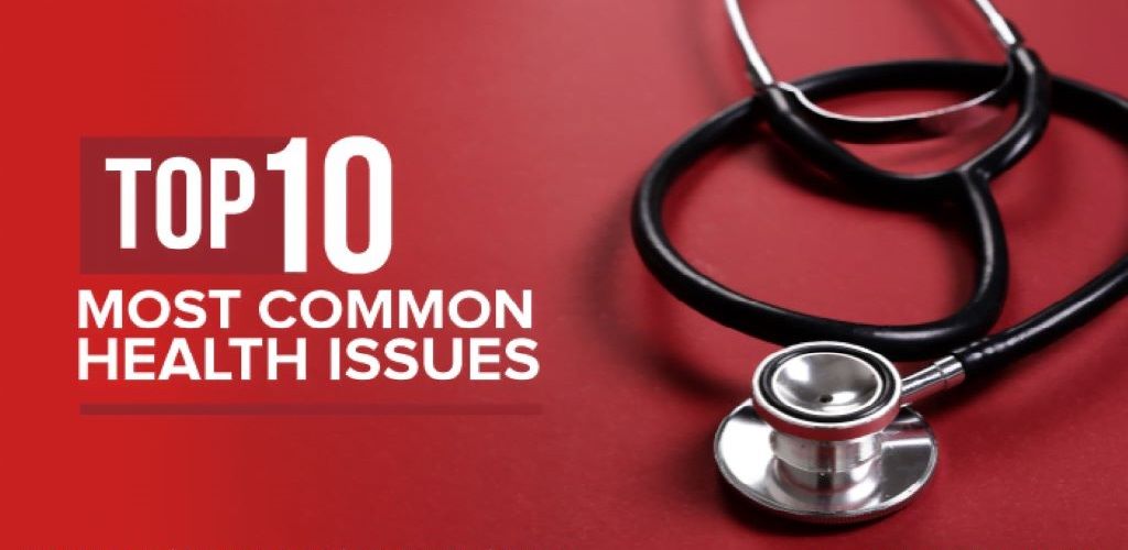 top 10 most common health issues